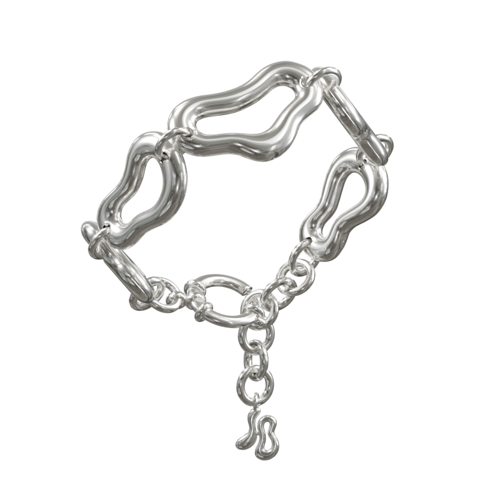 FLOWFORM CHAIN BRACELET